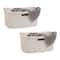 Mind Reader 40L Ventilated Laundry Basket with Cut Out Handles, 2ct.